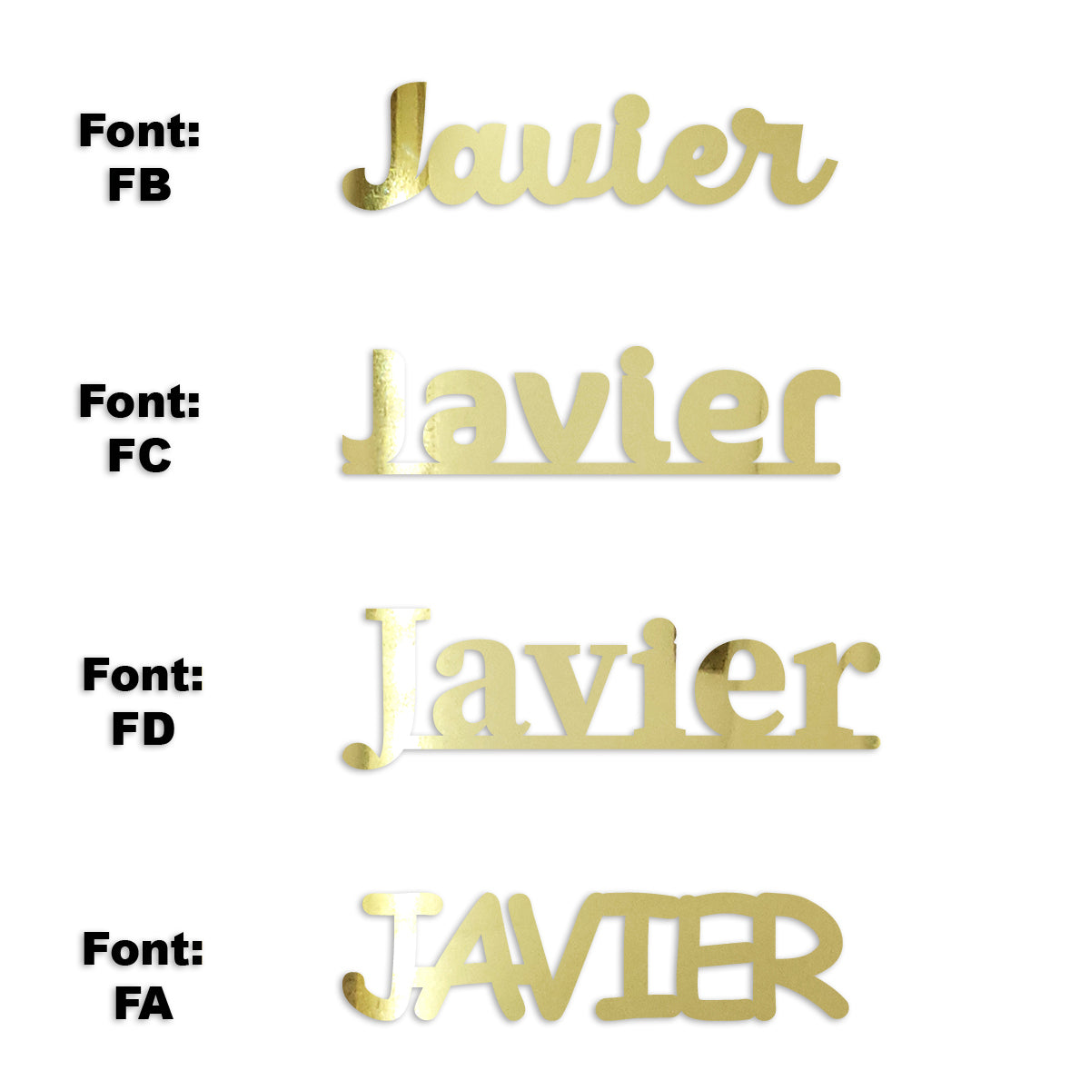 Custom-Fetti Boy - JAVIER Gold