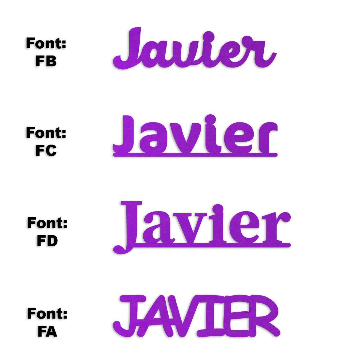 Custom-Fetti Boy - JAVIER Purple