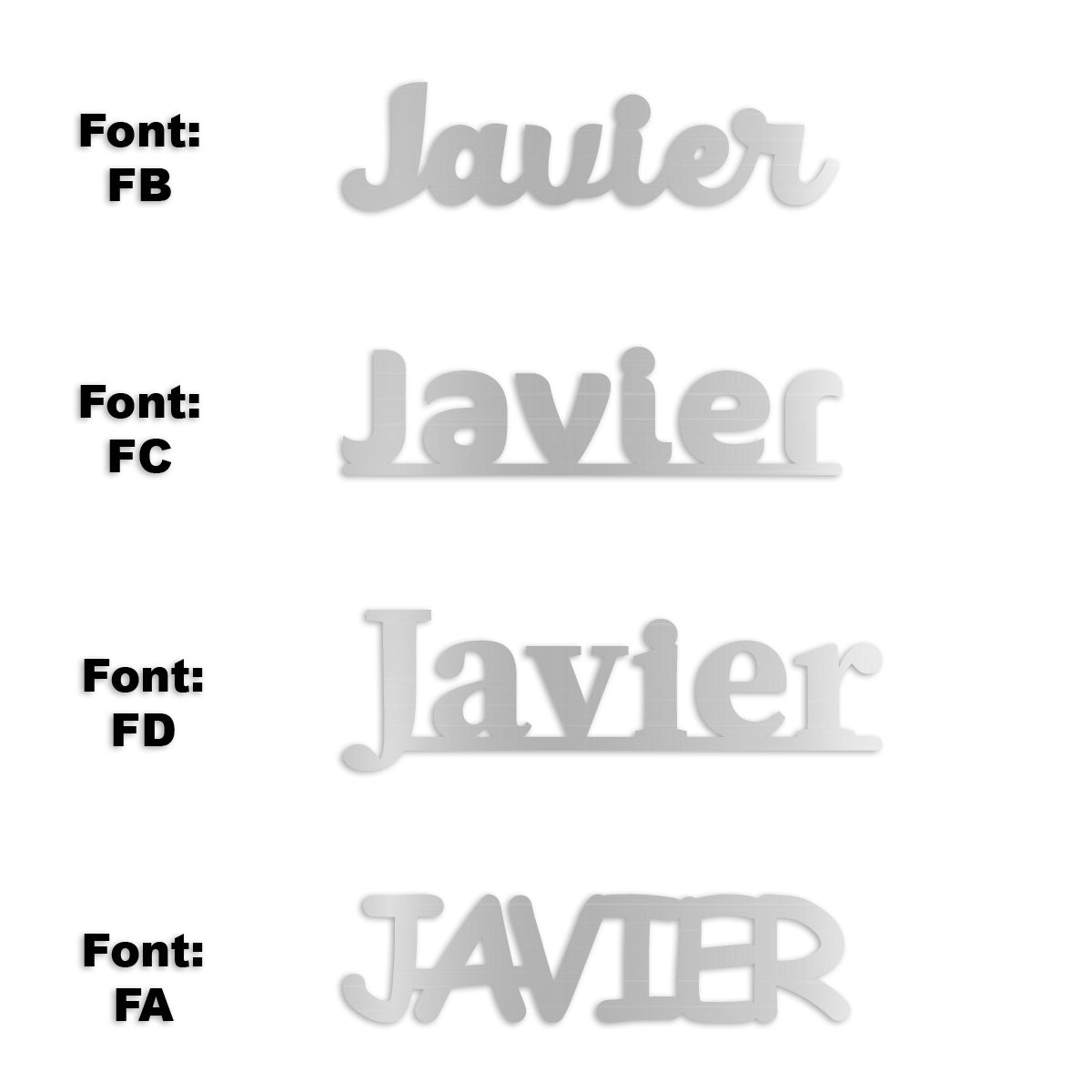 Custom-Fetti Boy - JAVIER Silver