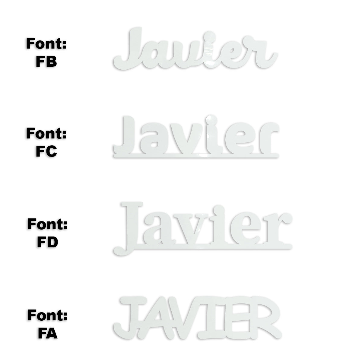 Custom-Fetti Boy - JAVIER White