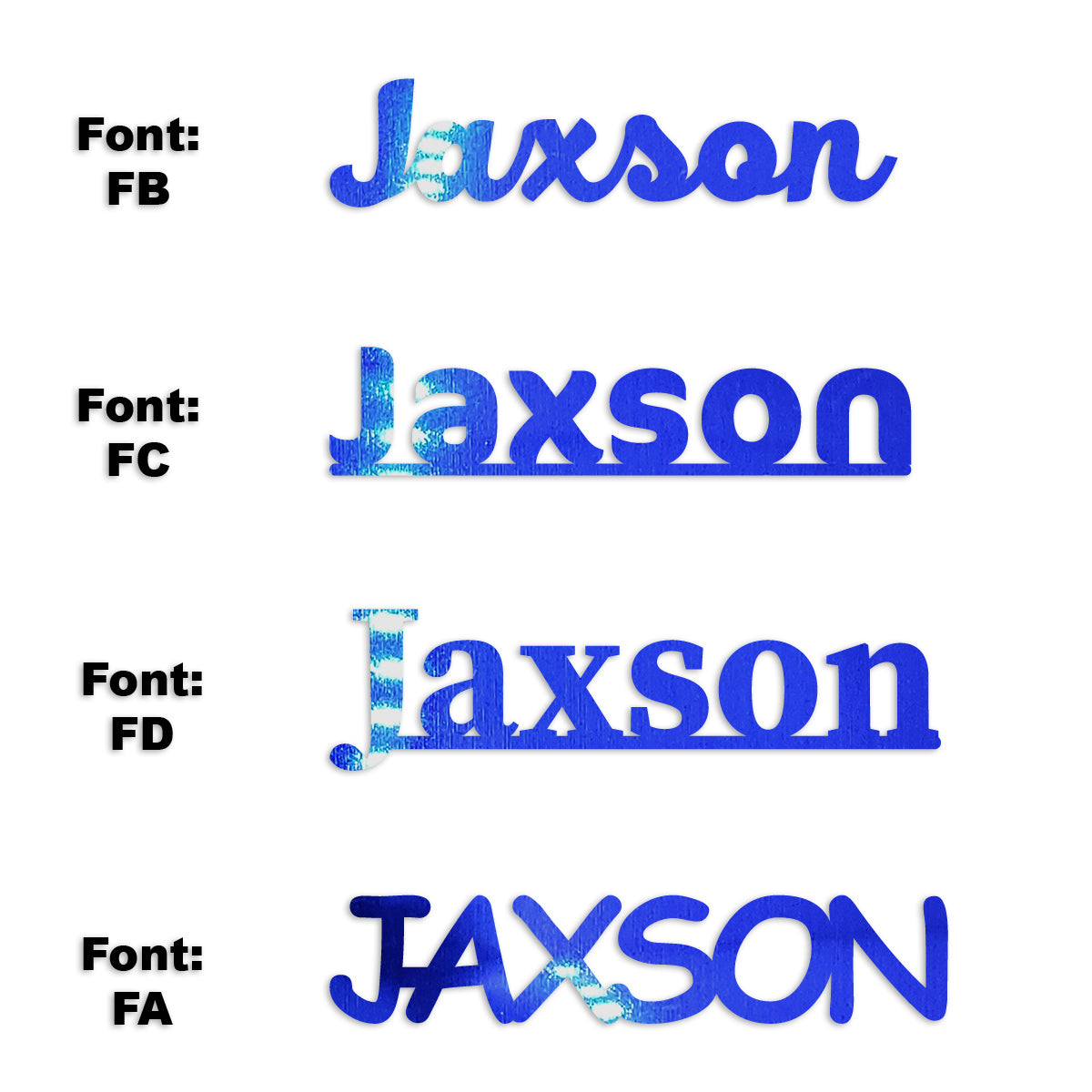 Custom-Fetti Boy - JAXSON Blue Royal