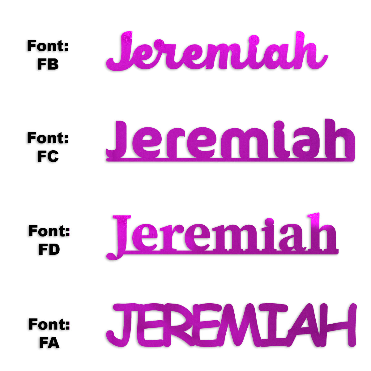 Custom-Fetti Boy - JEREMIAH Fuchsia