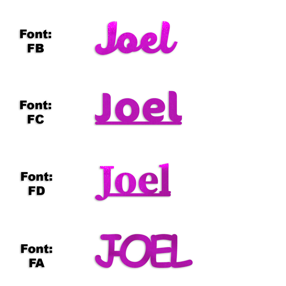 Custom-Fetti Boy - JOEL Fuchsia