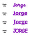 Custom-Fetti Boy - JORGE Purple