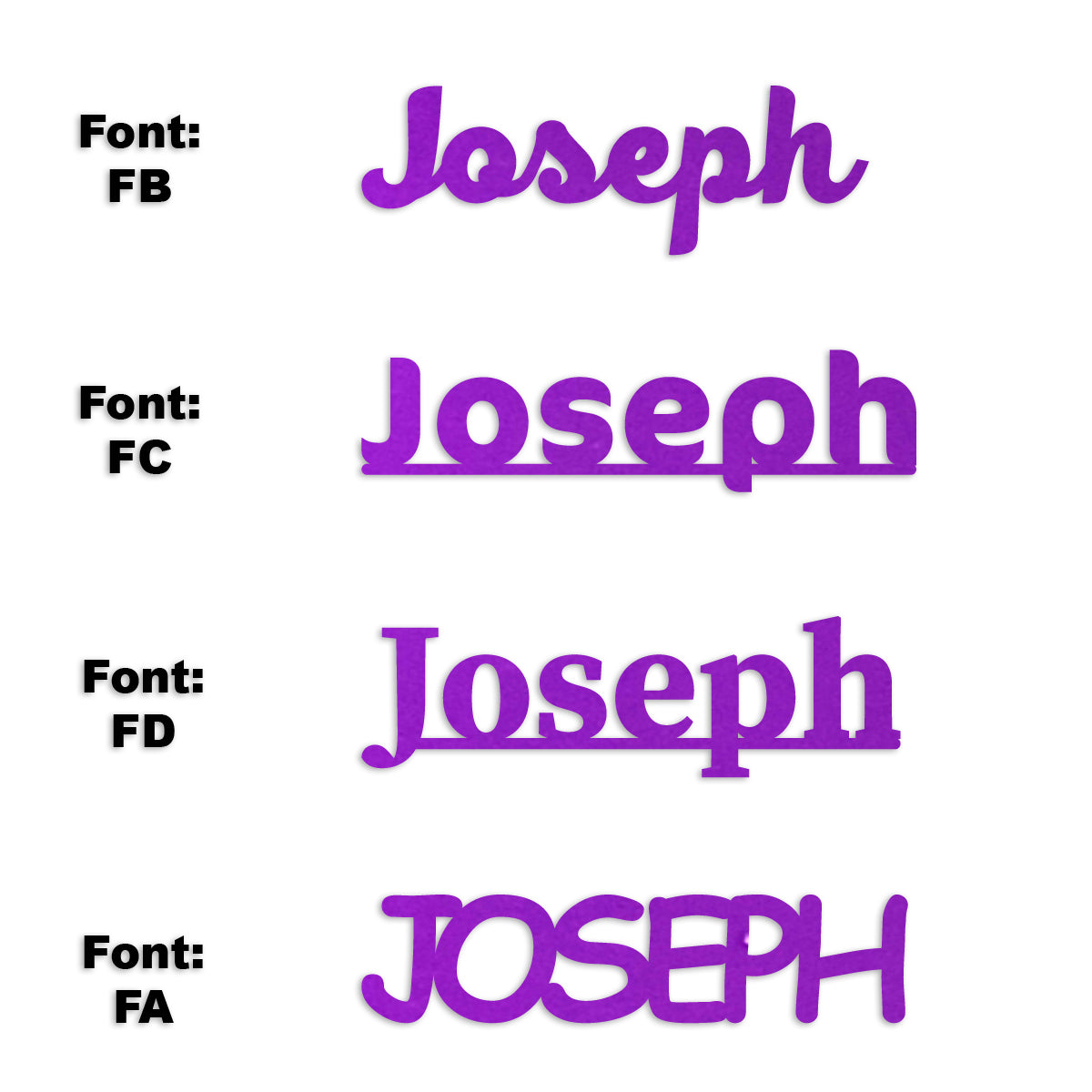 Custom-Fetti Boy - JOSEPH Purple