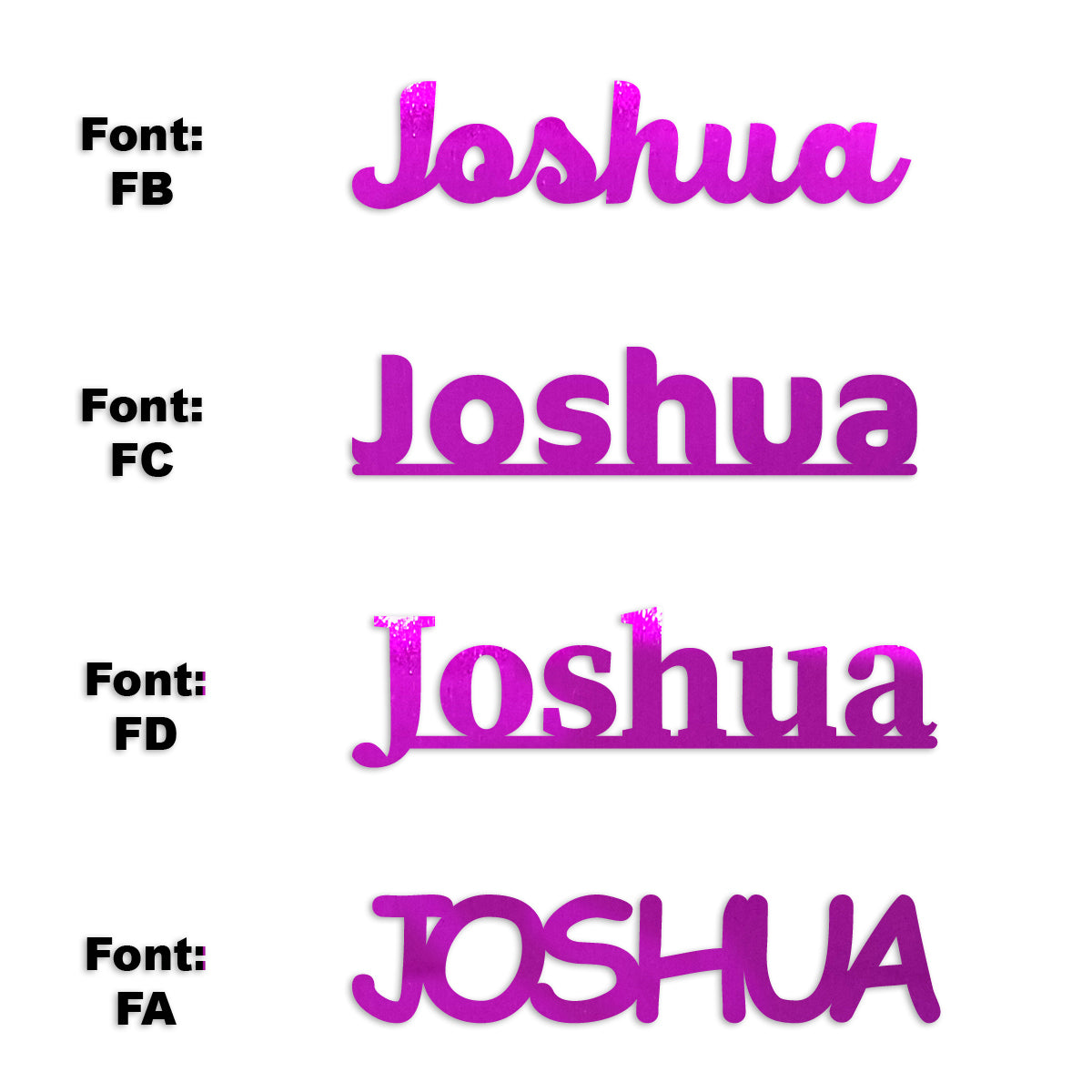 Custom-Fetti Boy - JOSHUA Fuchsia