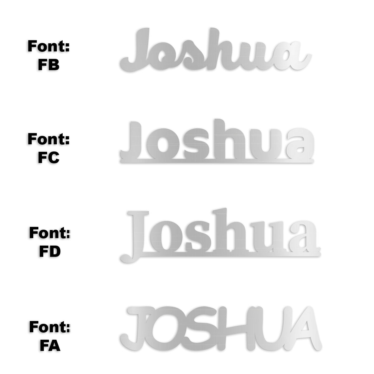 Custom-Fetti Boy - JOSHUA Silver