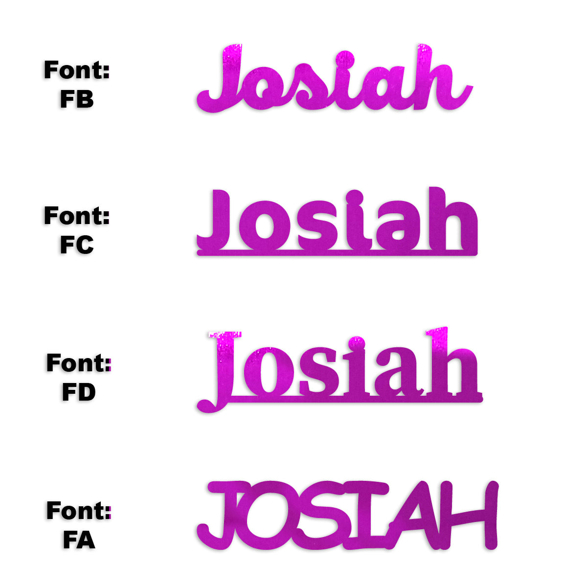 Custom-Fetti Boy - JOSIAH Fuchsia