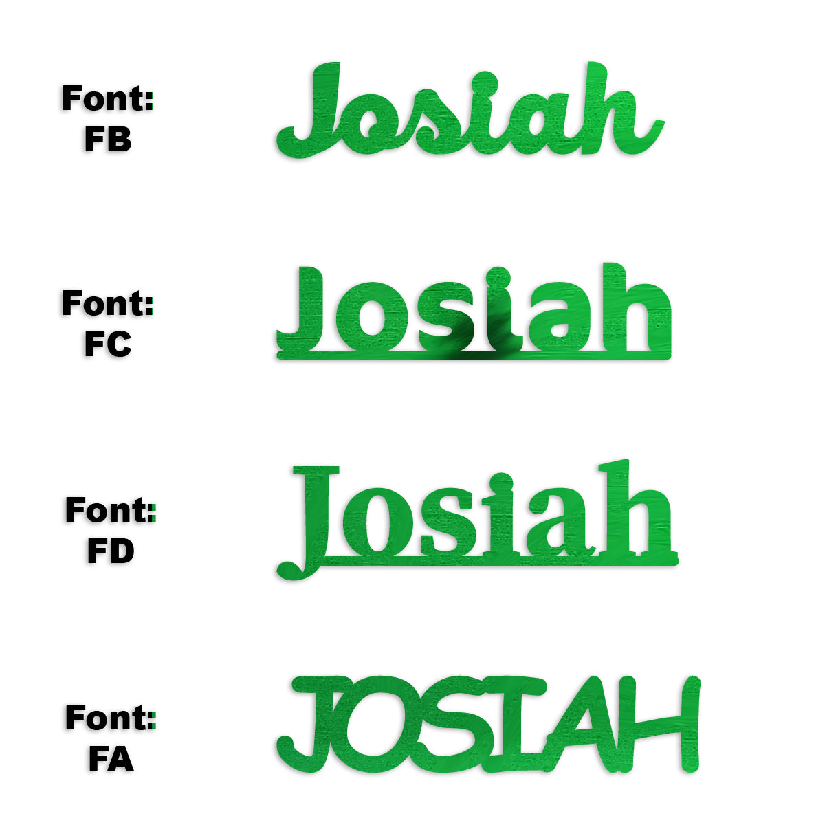 Custom-Fetti Boy - JOSIAH Green