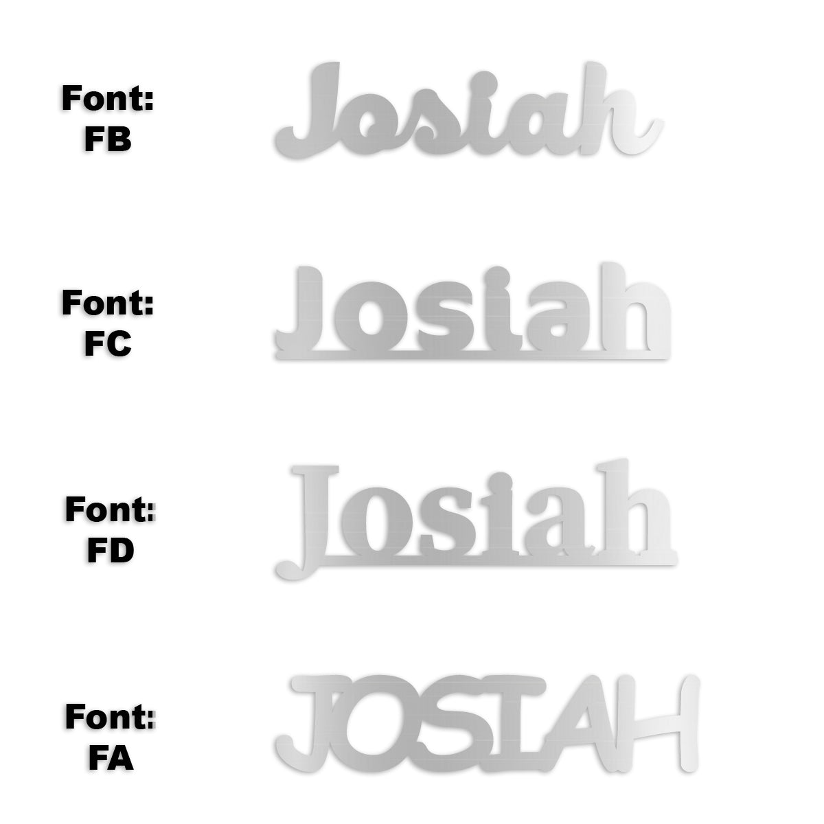 Custom-Fetti Boy - JOSIAH Silver