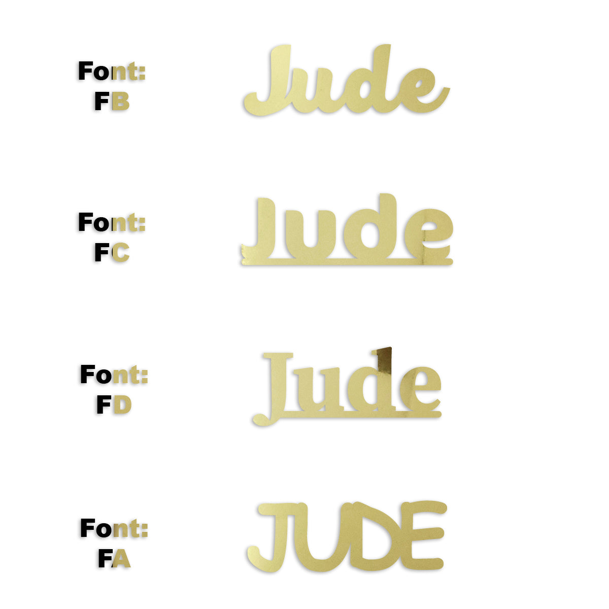 Custom-Fetti Boy - JUDE Gold