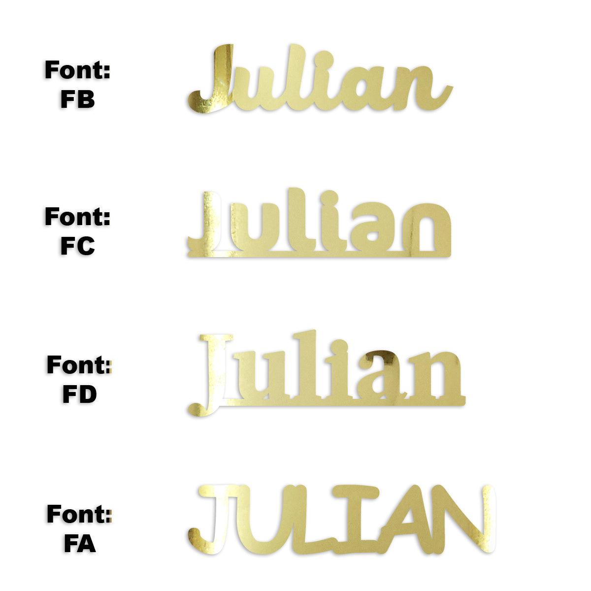 Custom-Fetti Boy - JULIAN Gold