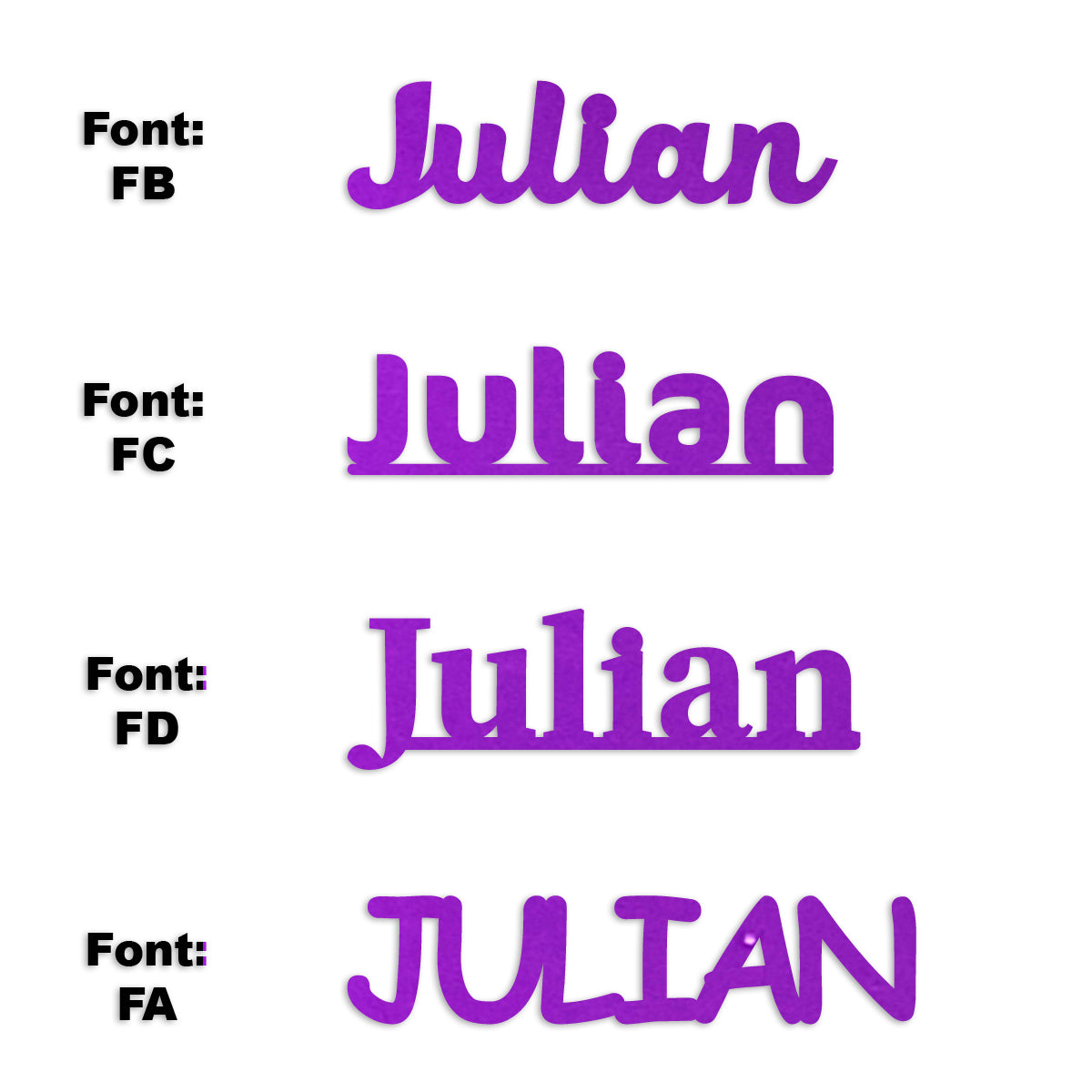 Custom-Fetti Boy - JULIAN Purple