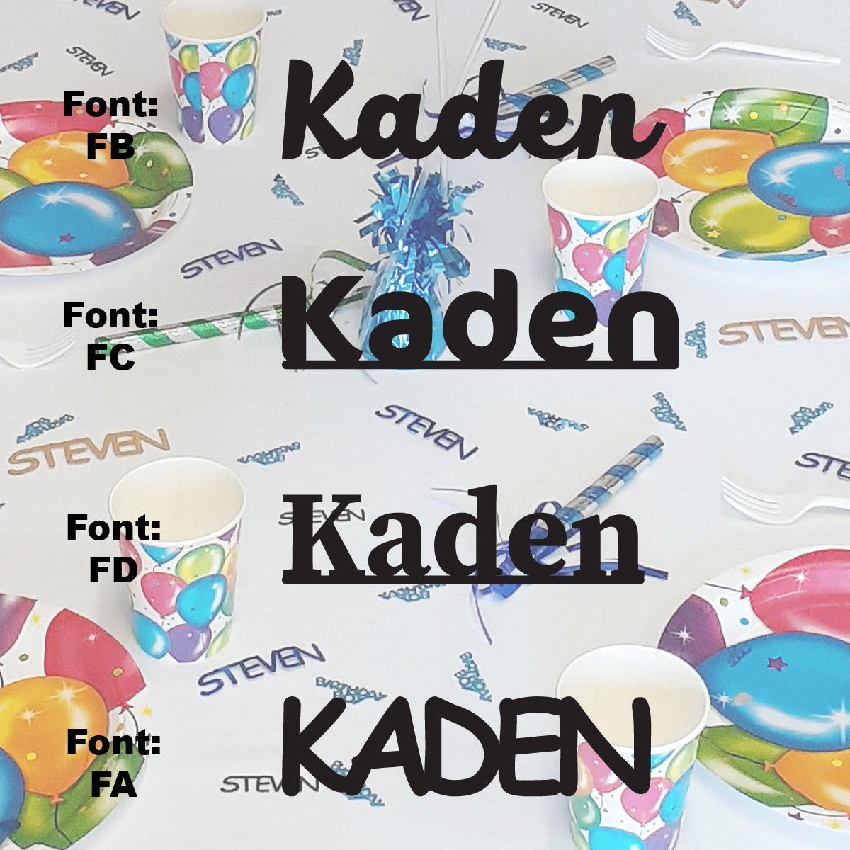 Custom-Fetti Boy - KADEN Black