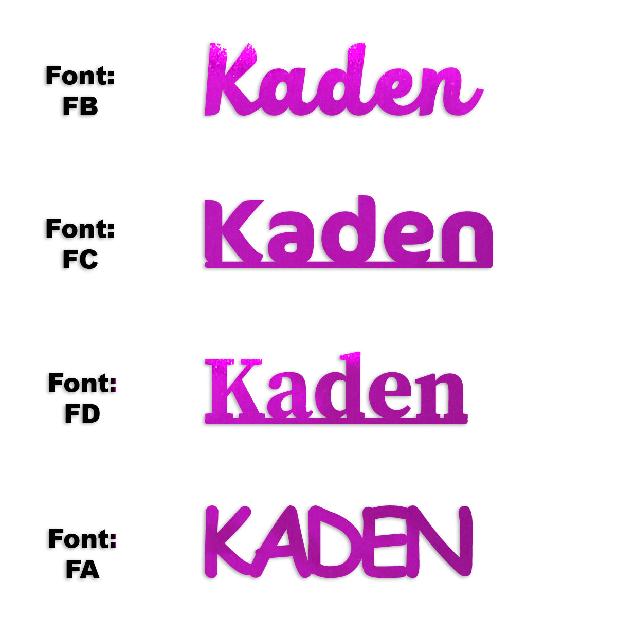 Custom-Fetti Boy - KADEN Fuchsia