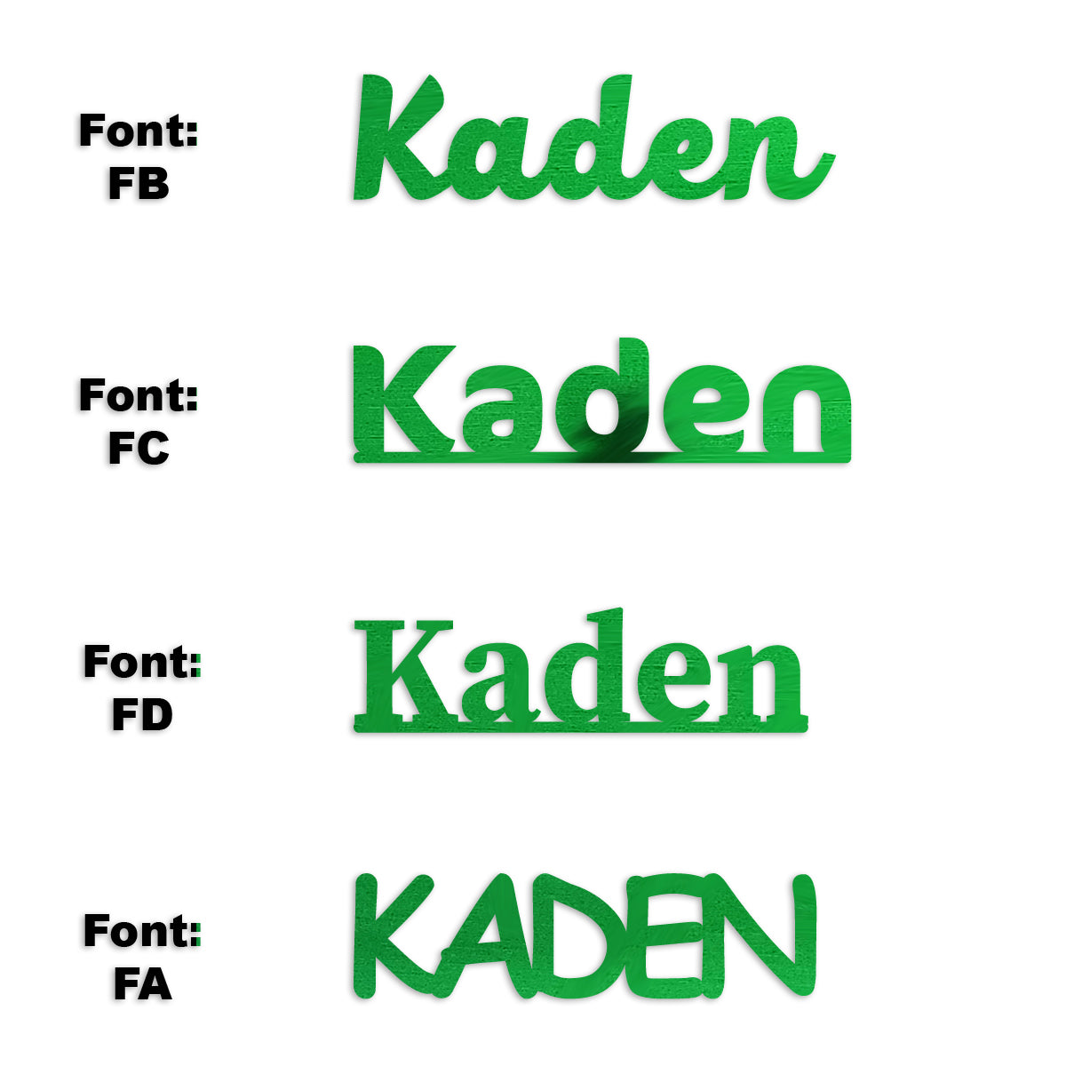 Custom-Fetti Boy - KADEN Green