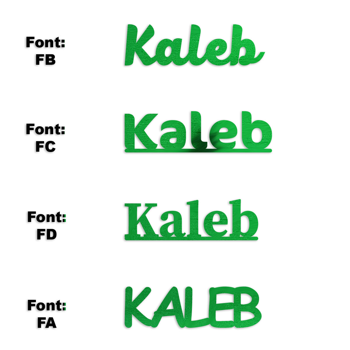 Custom-Fetti Boy - KALEB Green