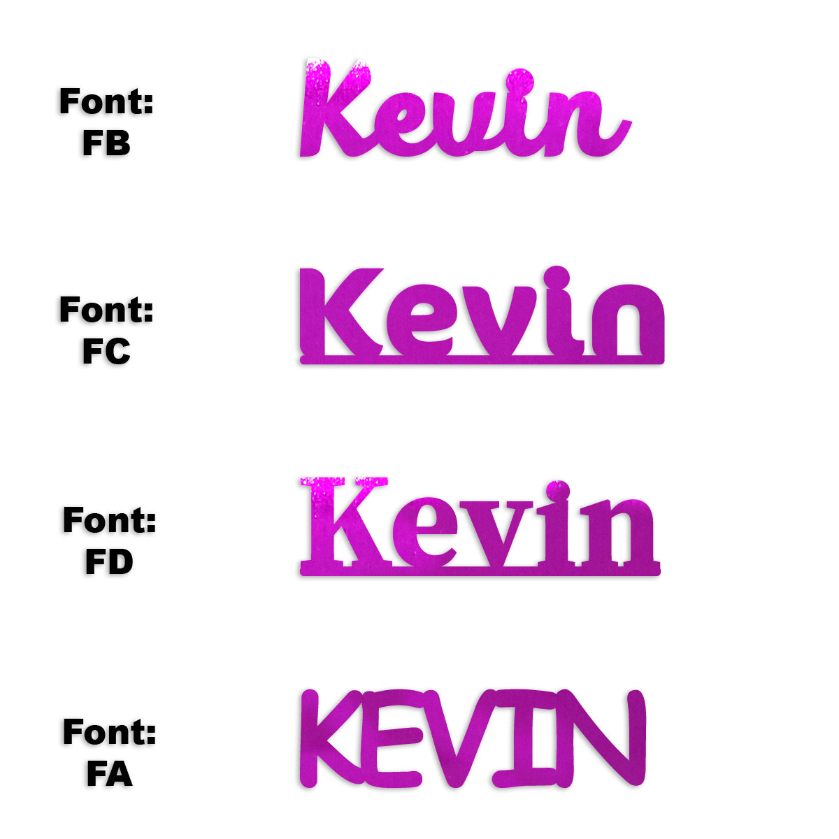 Custom-Fetti Boy - KEVIN Fuchsia