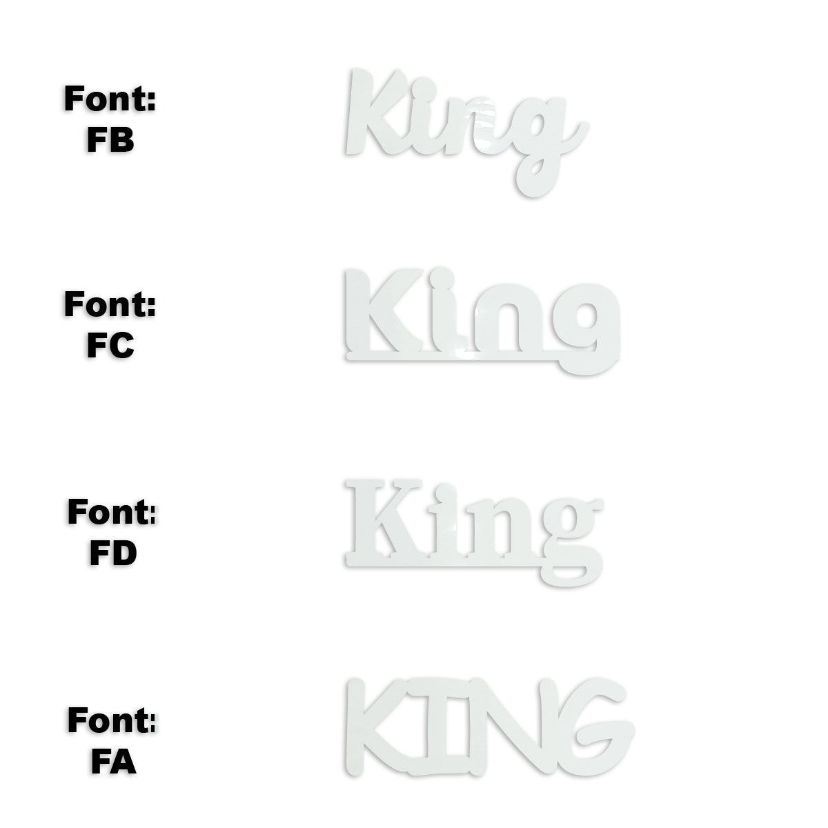 Custom-Fetti Boy - KING White