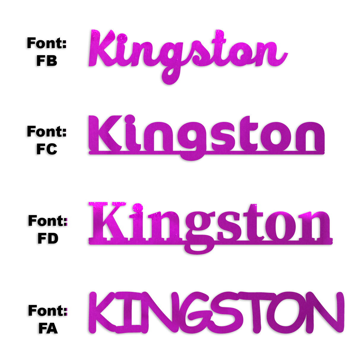 Custom-Fetti Boy - KINGSTON Fuchsia