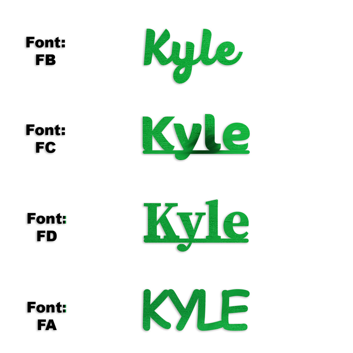 Custom-Fetti Boy - KYLE Green