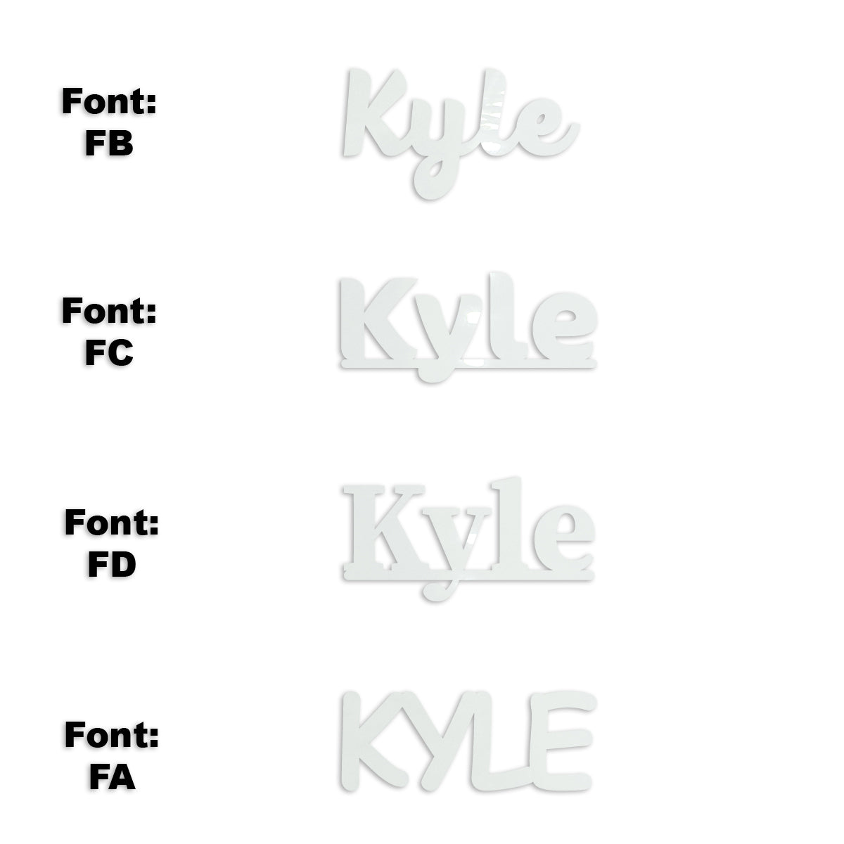 Custom-Fetti Boy - KYLE White