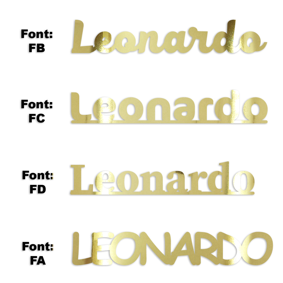 Custom-Fetti Boy - LEONARDO Gold