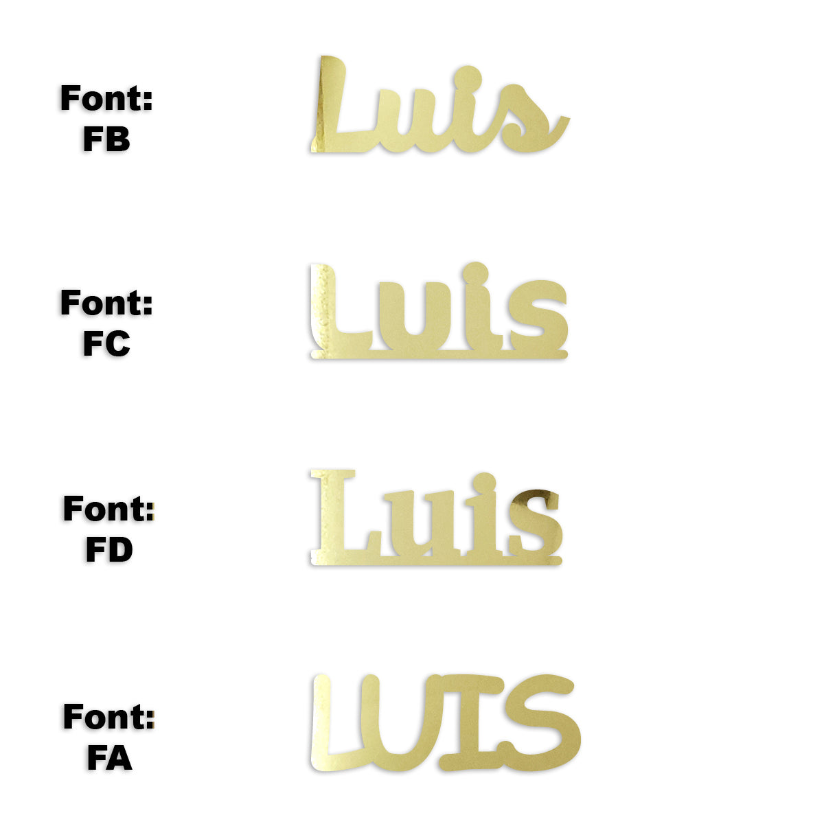 Custom-Fetti Boy - LUIS Gold