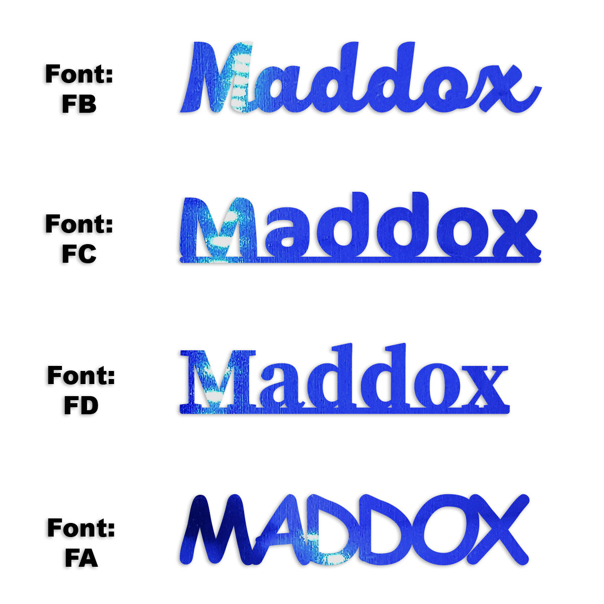 Custom-Fetti Boy - MADDOX Blue Royal