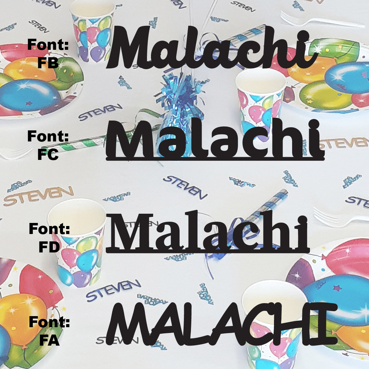 Custom-Fetti Boy - MALACHI Black