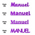 Custom-Fetti Boy - MANUEL Purple