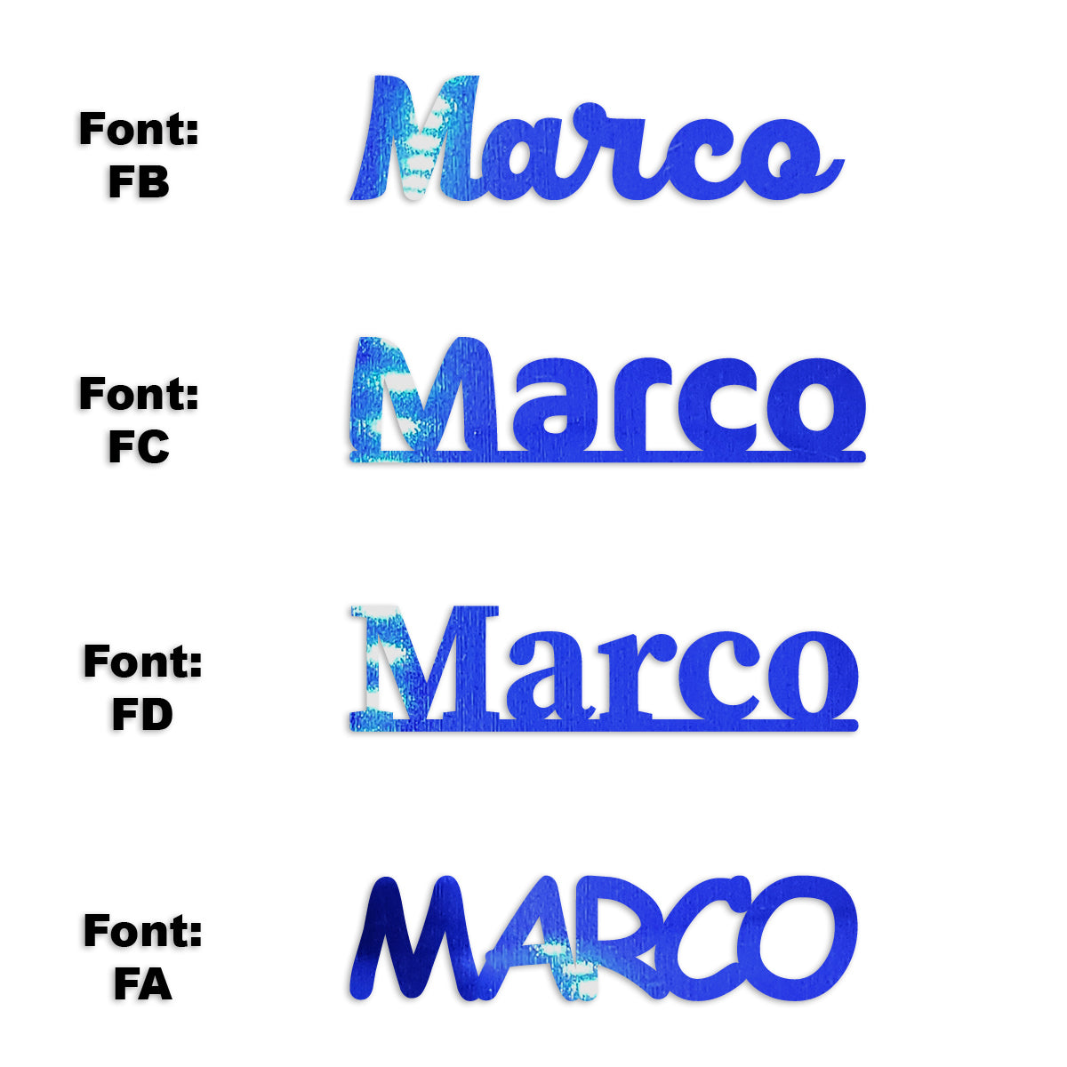 Custom-Fetti Boy - MARCO Blue Royal