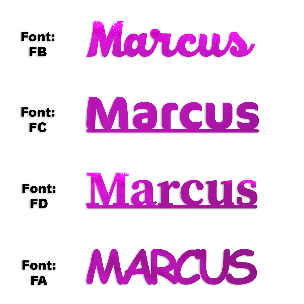 Custom-Fetti Boy - MARCUS Fuchsia