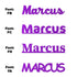 Custom-Fetti Boy - MARCUS Purple