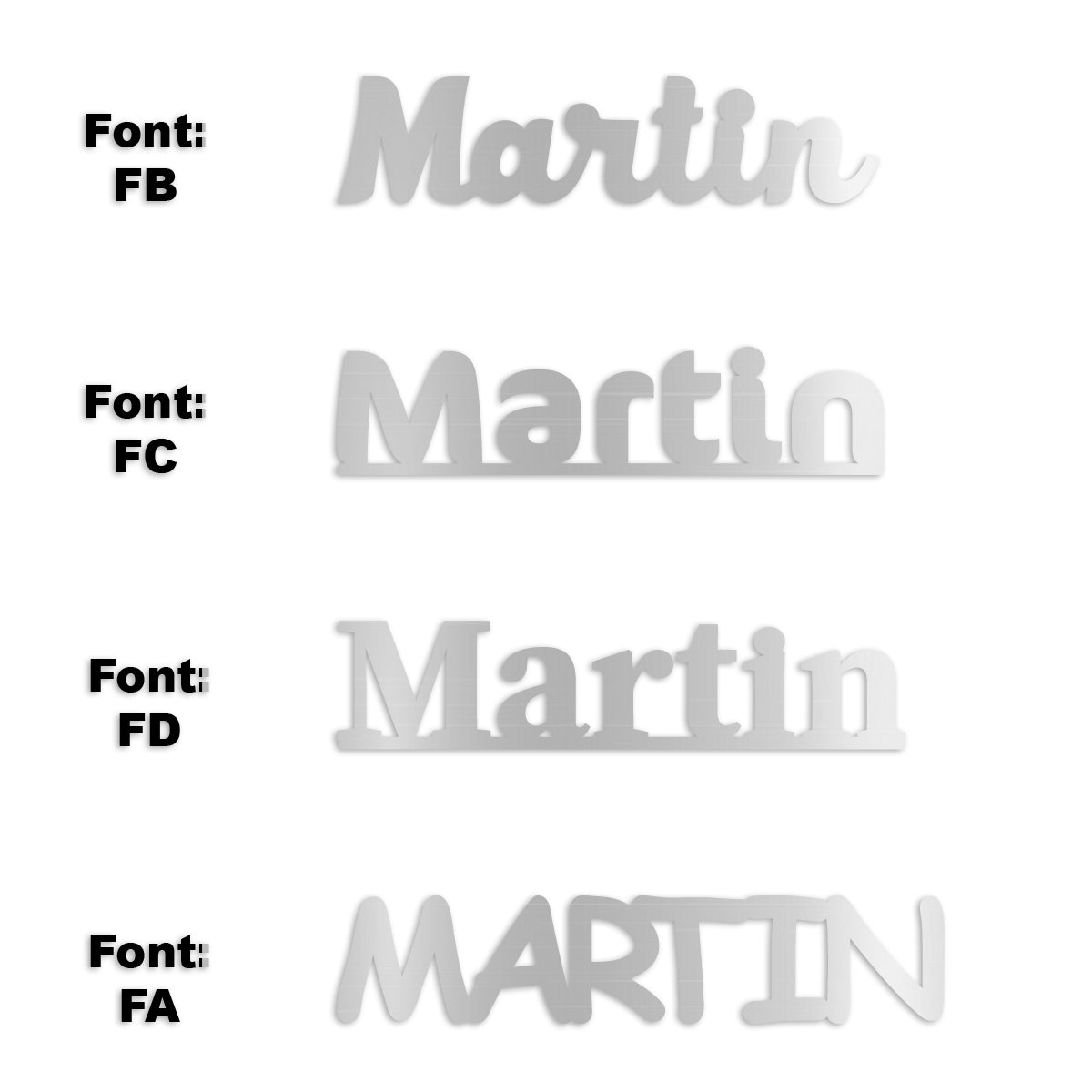 Custom-Fetti Boy - MARTIN Silver