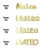 Custom-Fetti Boy - MATEO Gold