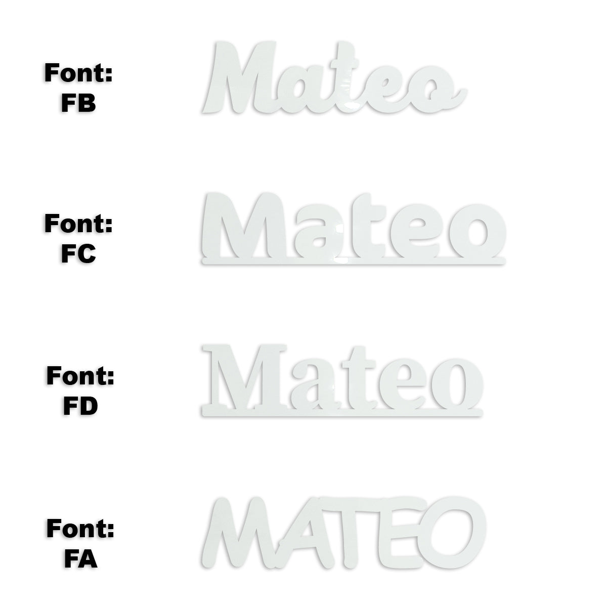 Custom-Fetti Boy - MATEO White