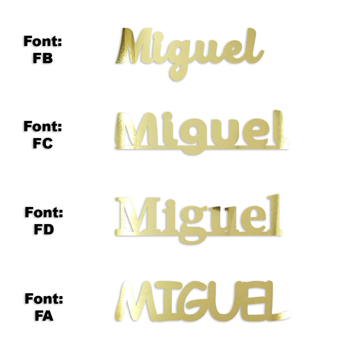 Custom-Fetti Boy - MIGUEL Gold