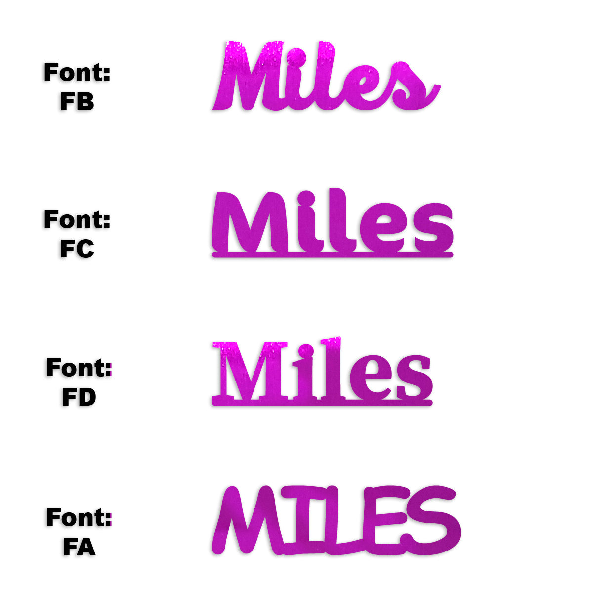 Custom-Fetti Boy - MILES Fuchsia