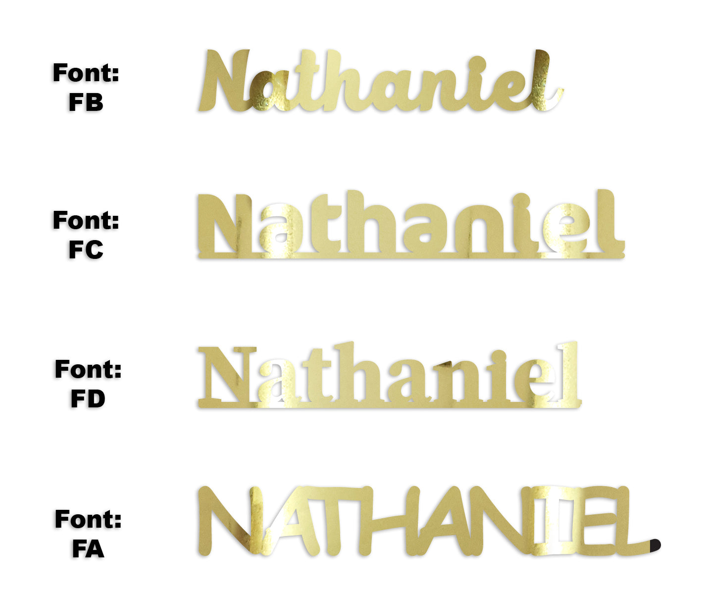 Custom-Fetti Boy - NATHANIEL Gold