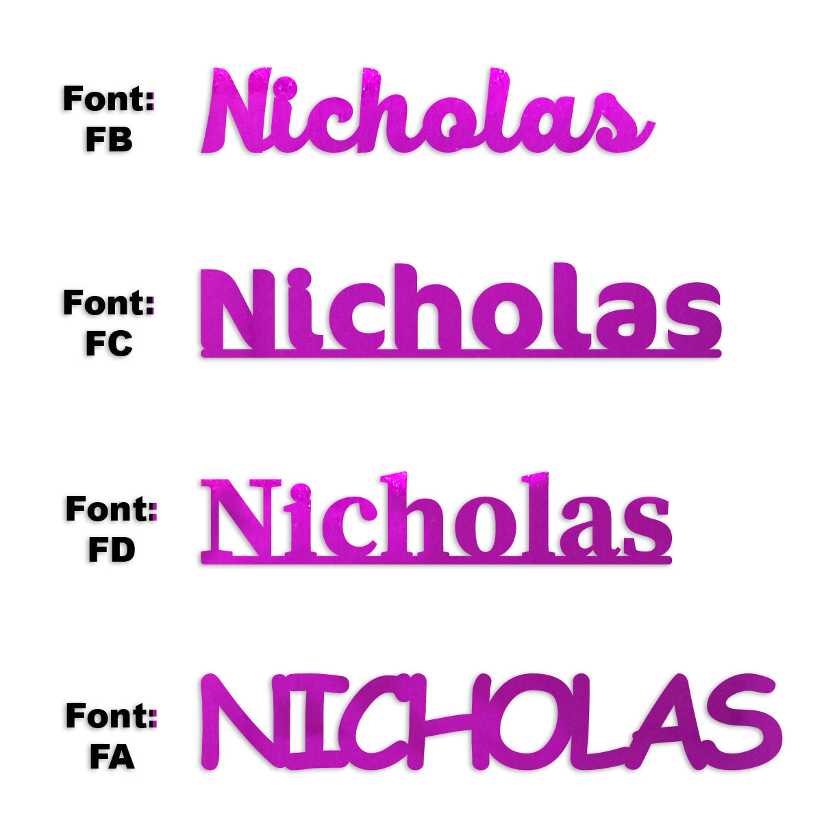 Custom-Fetti Boy - NICHOLAS Fuchsia