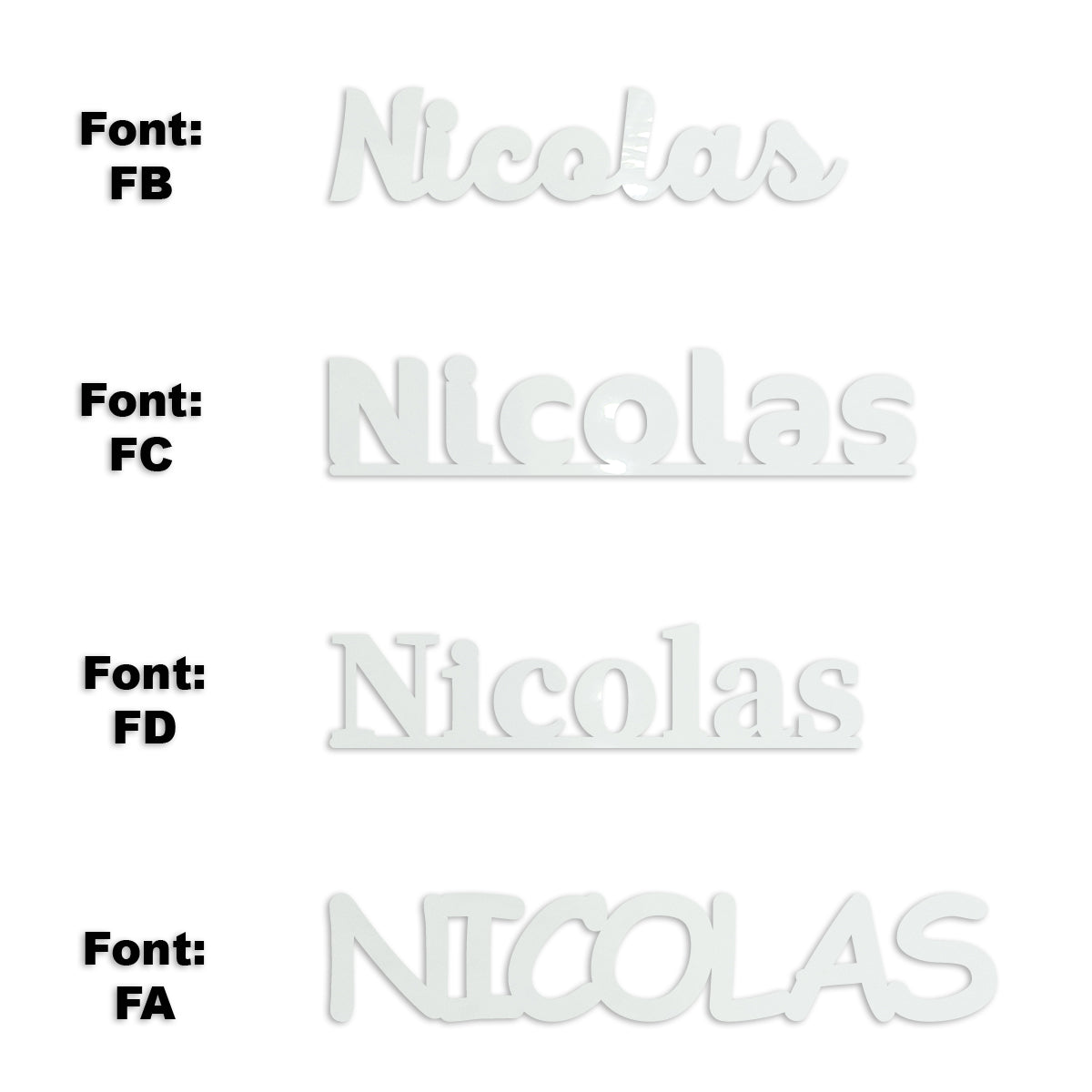 Custom-Fetti Boy - NICOLAS White