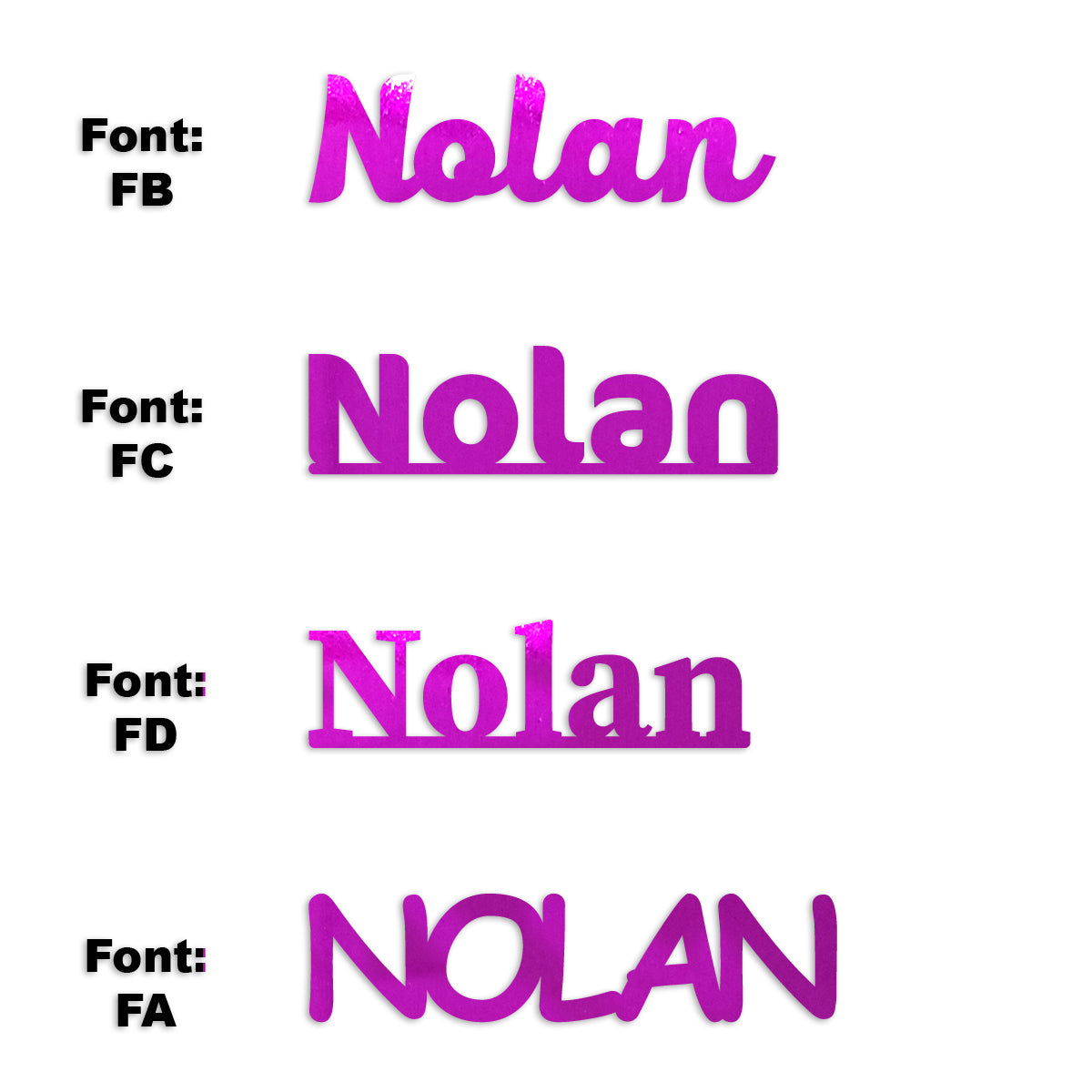 Custom-Fetti Boy - NOLAN Fuchsia