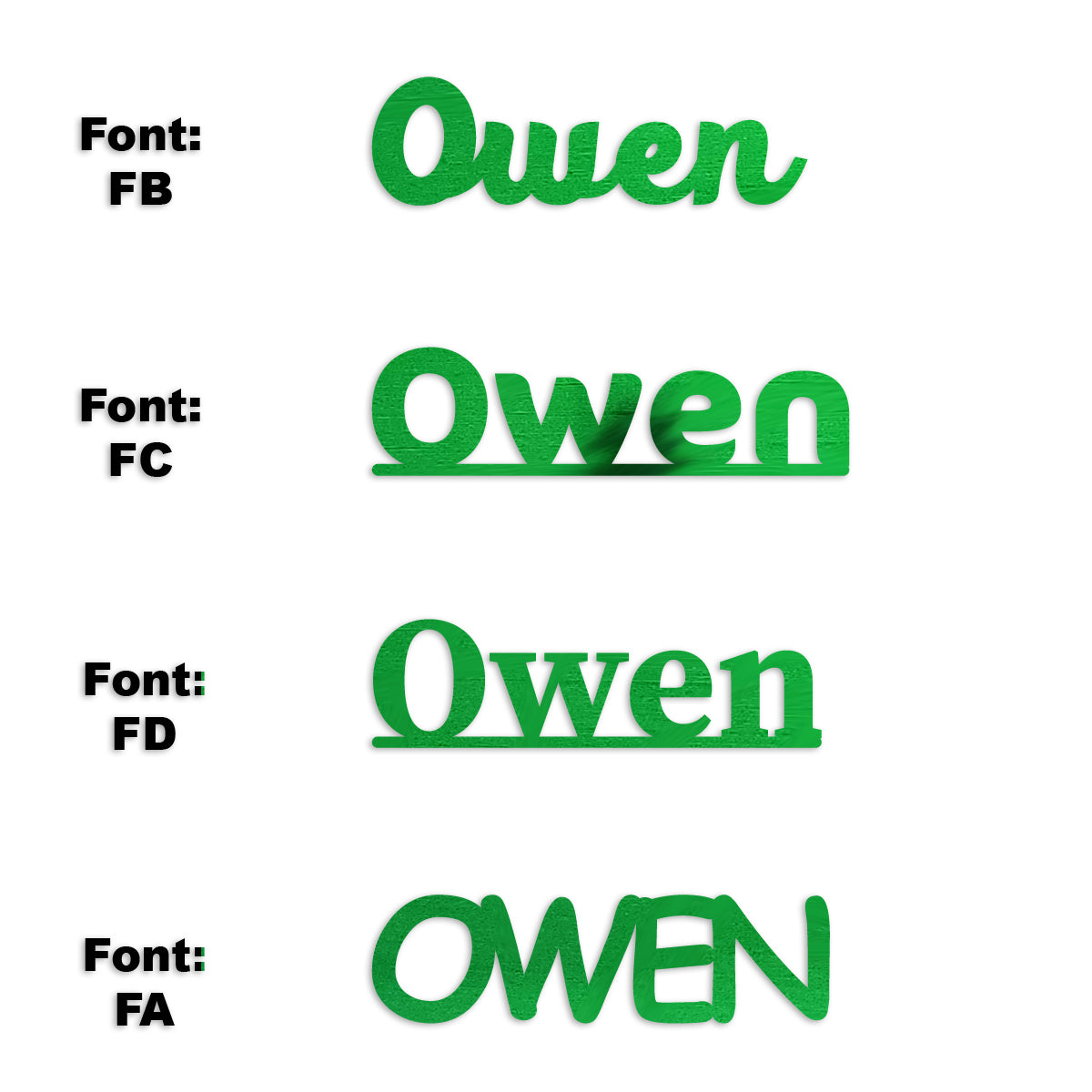 Custom-Fetti Boy - OWEN Green