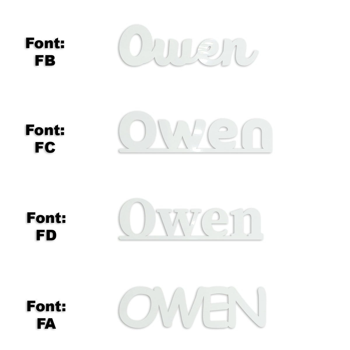 Custom-Fetti Boy - OWEN White