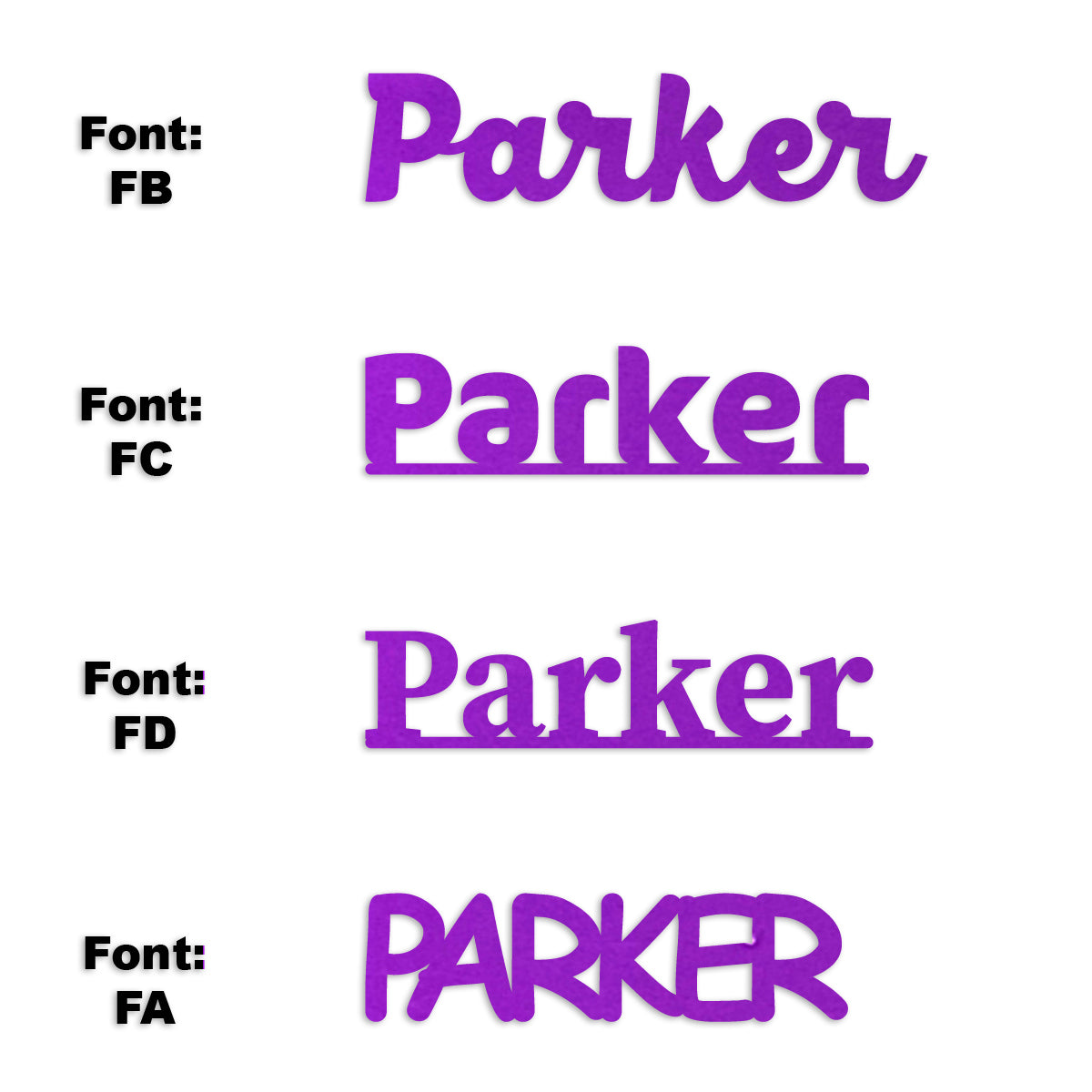 Custom-Fetti Boy - PARKER Purple