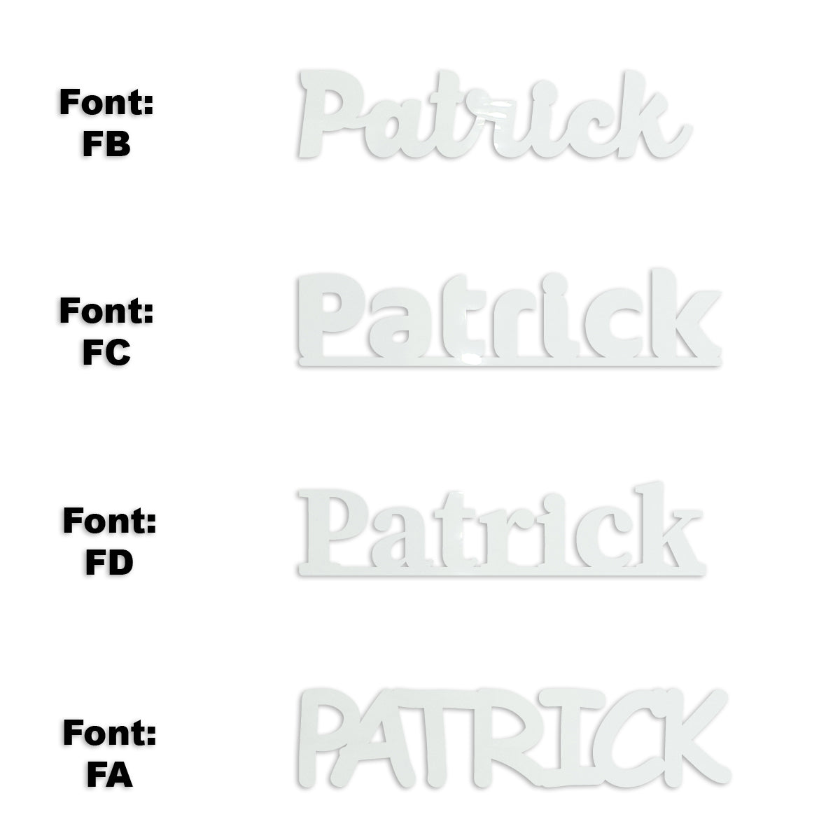 Custom-Fetti Boy - PATRICK White