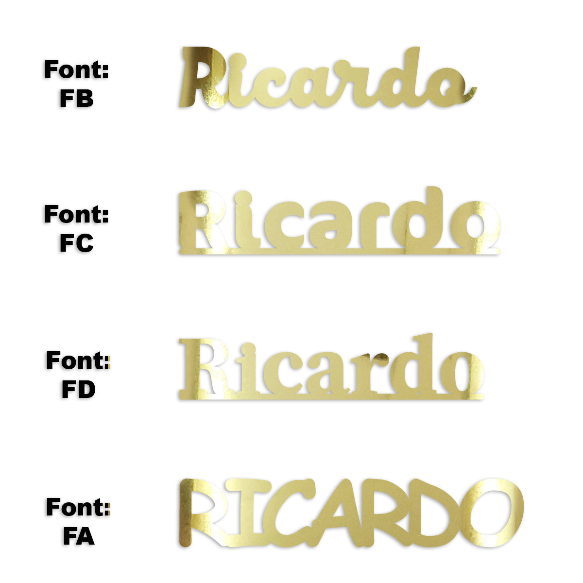 Custom-Fetti Boy - RICARDO Gold