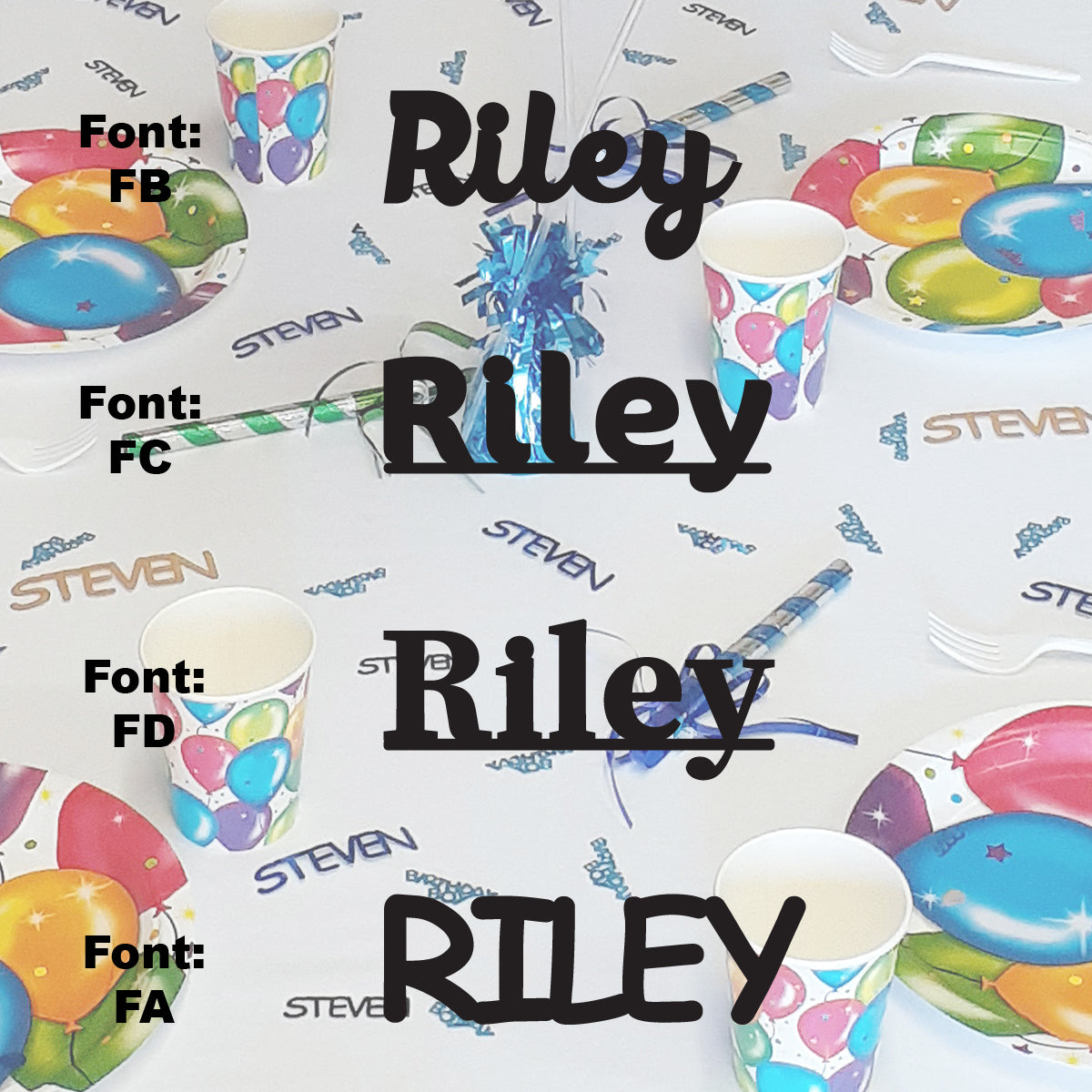 Custom-Fetti Boy - RILEY Black