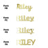 Custom-Fetti Boy - RILEY Gold